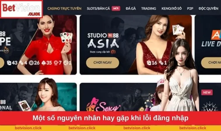 Một số nguyên nhân hay gặp khi lỗi đăng nhập