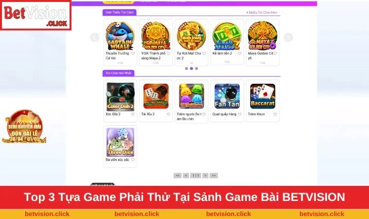Khám phá 3 siêu phẩm game bài đỉnh cao không thể bỏ lỡ tại BETVISION